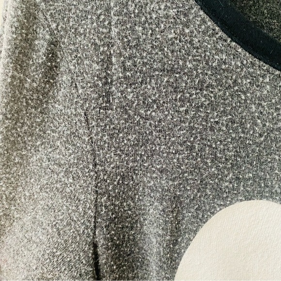 Wildfox Pullover Glitter Heart Sweater Black/White Sz Small - Picture 8 of 10